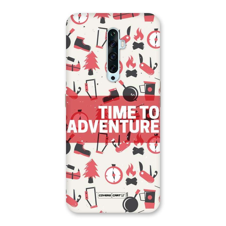 Time To Adventure Radiant Red Back Case for Oppo Reno2 F