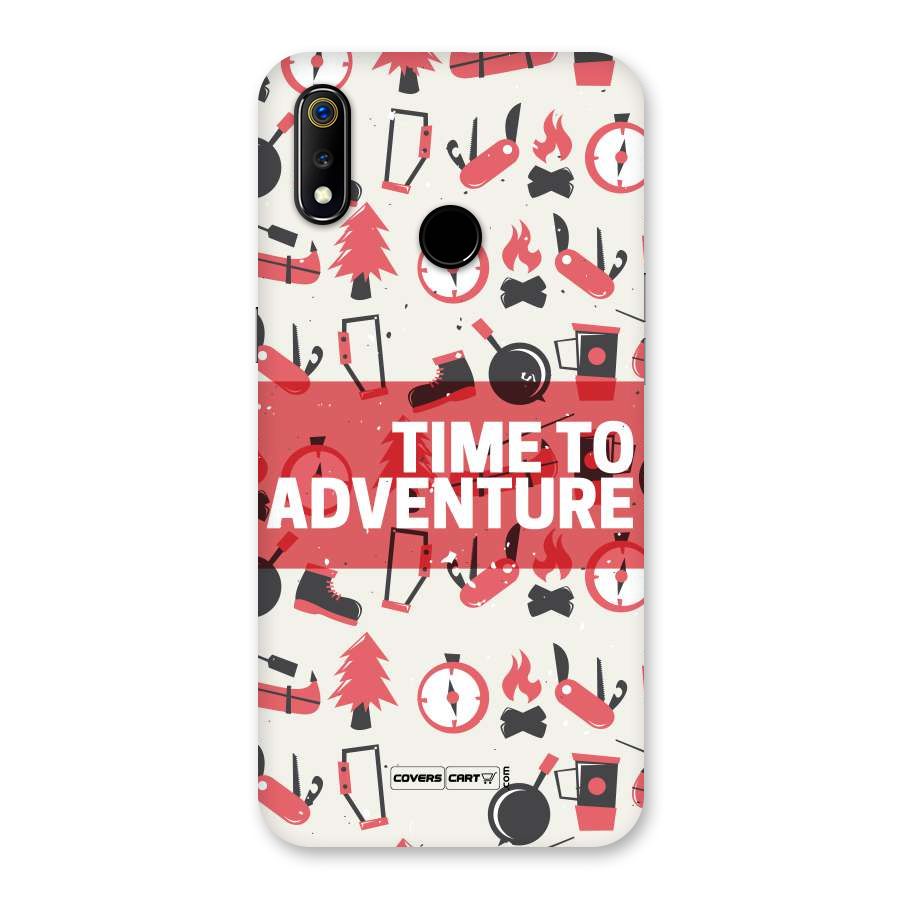 Time To Adventure Radiant Red Back Case for Realme 3
