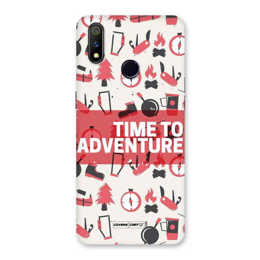 Time To Adventure Radiant Red Back Case for Realme 3 Pro