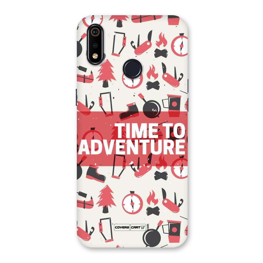 Time To Adventure Radiant Red Back Case for Realme 3i