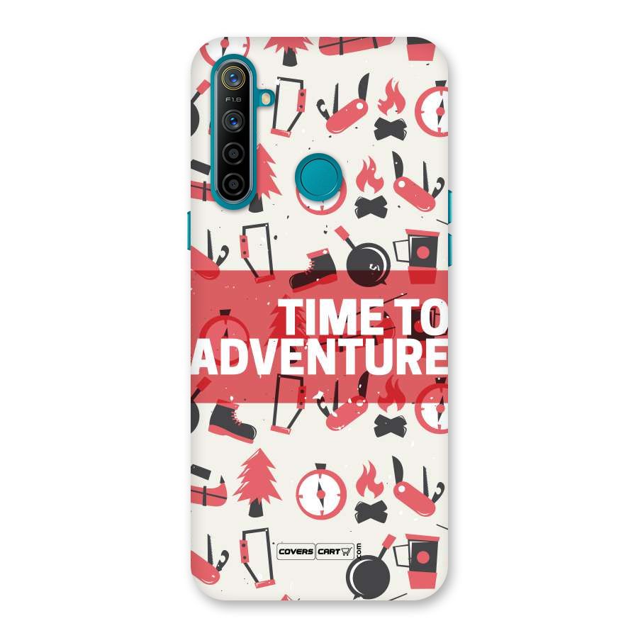 Time To Adventure Radiant Red Back Case for Realme 5i