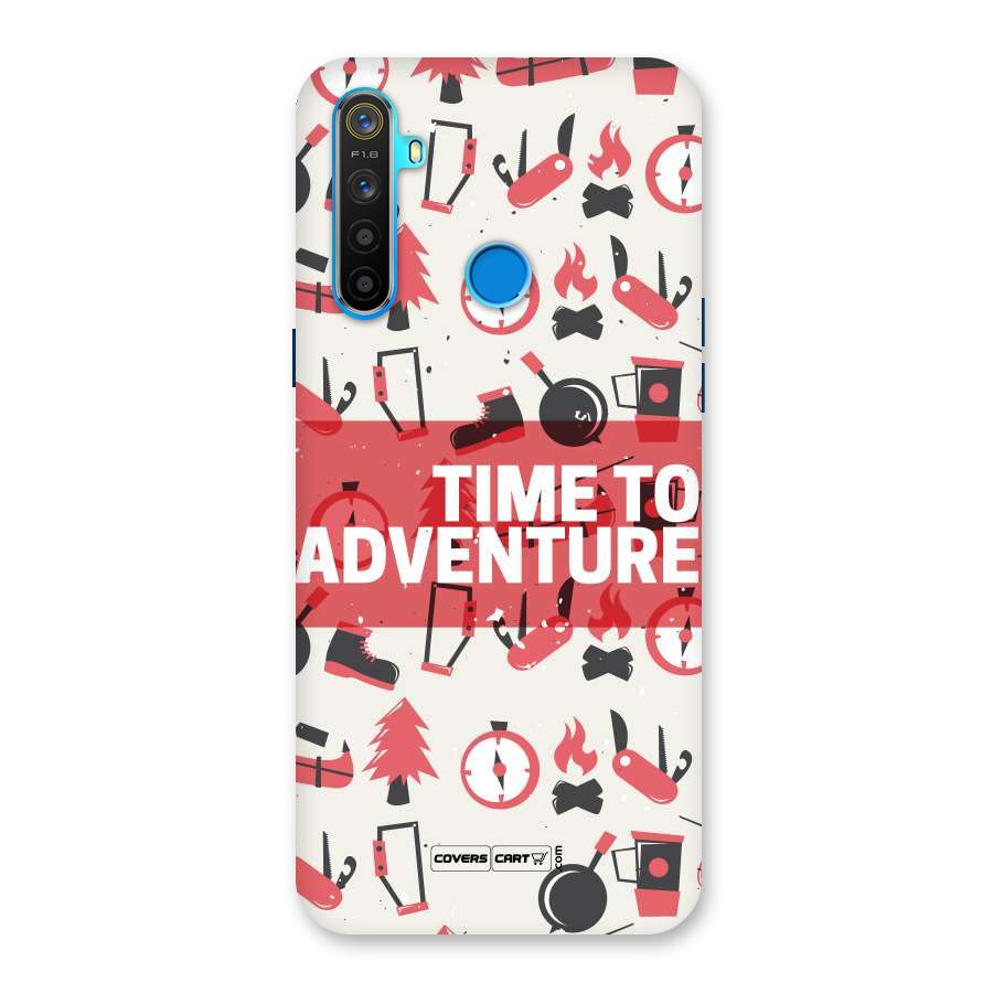Time To Adventure Radiant Red Back Case for Realme 5s