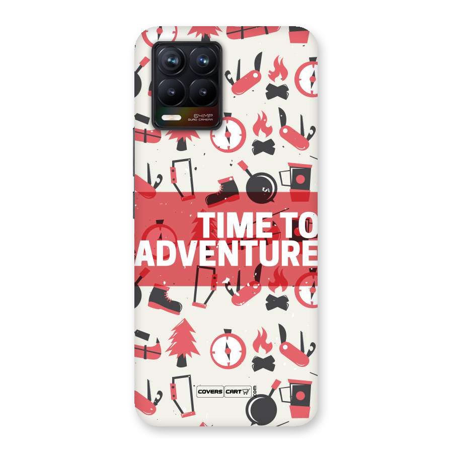 Time To Adventure Radiant Red Back Case for Realme 8