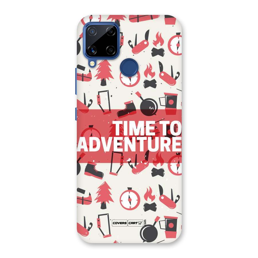 Time To Adventure Radiant Red Back Case for Realme C12