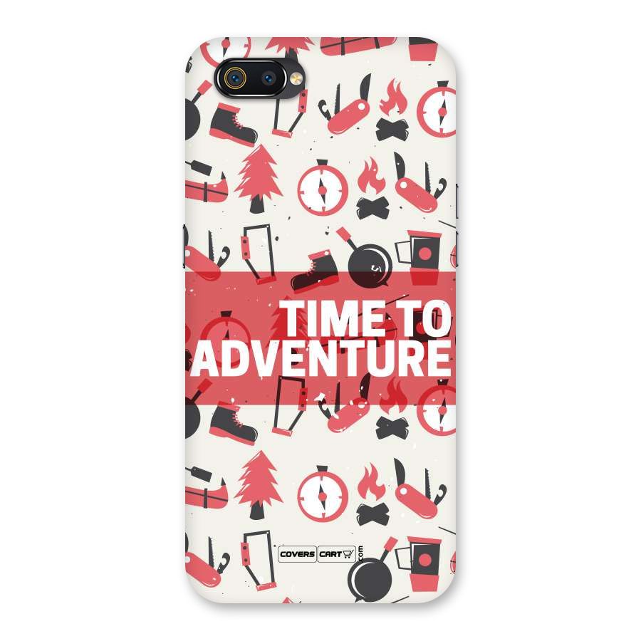 Time To Adventure Radiant Red Back Case for Realme C2