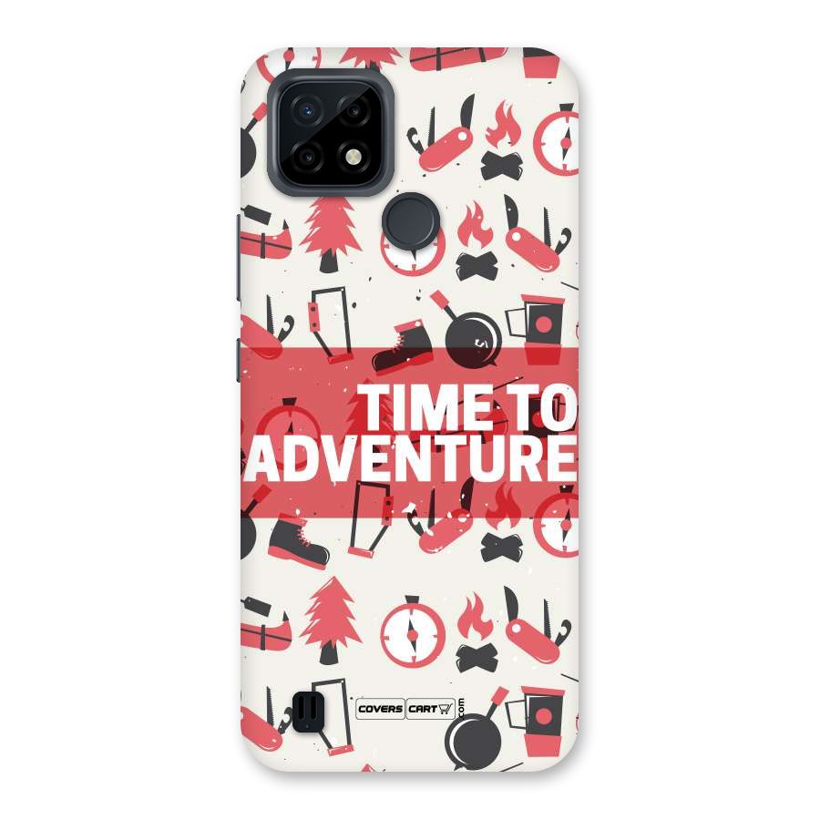 Time To Adventure Radiant Red Back Case for Realme C21