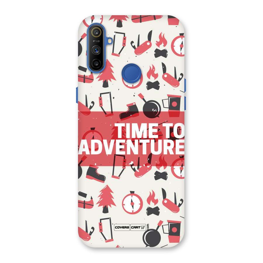 Time To Adventure Radiant Red Back Case for Realme Narzo 10A