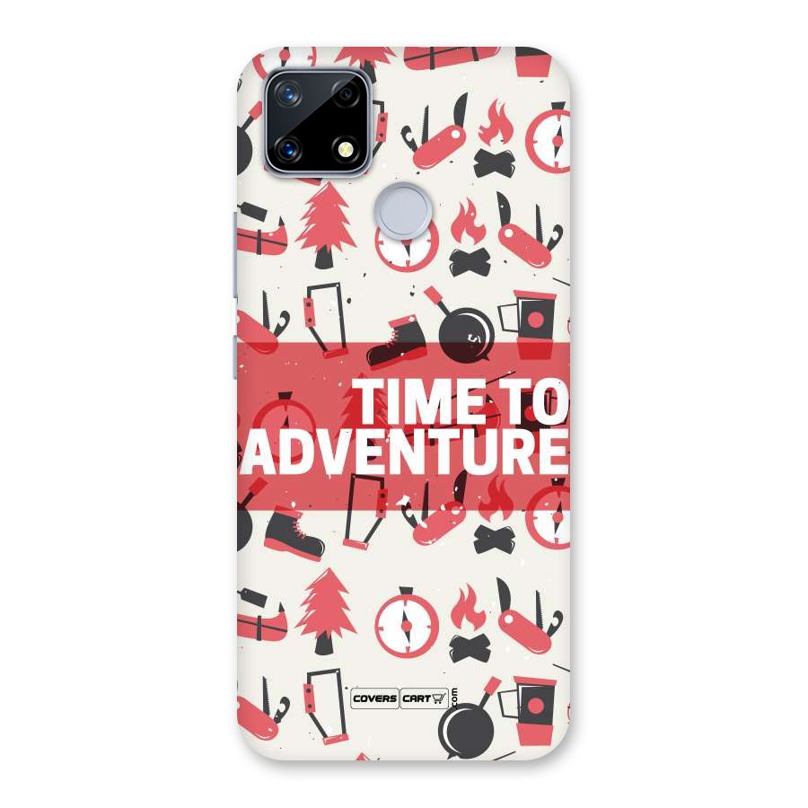 Time To Adventure Radiant Red Back Case for Realme Narzo 20