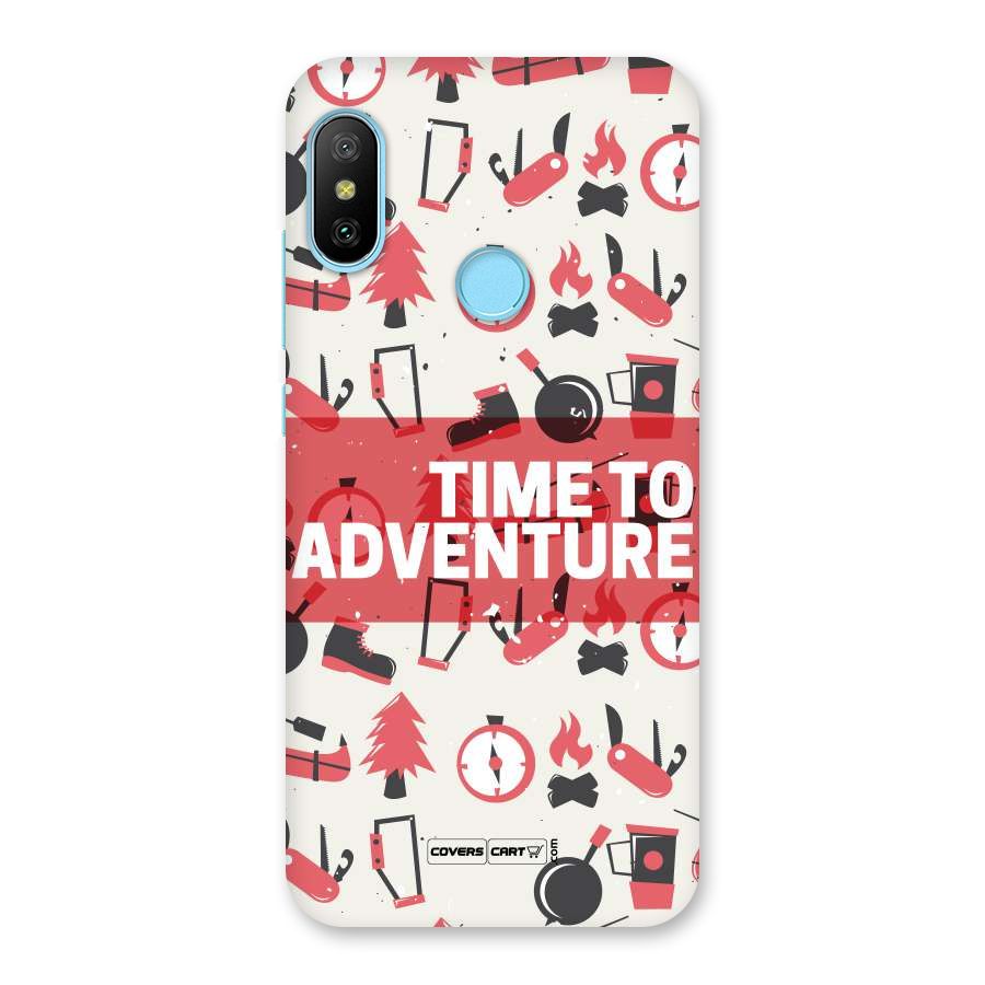 Time To Adventure Radiant Red Back Case for Redmi 6 Pro