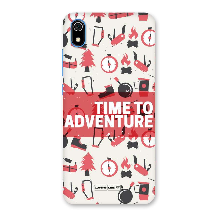 Time To Adventure Radiant Red Back Case for Redmi 7A