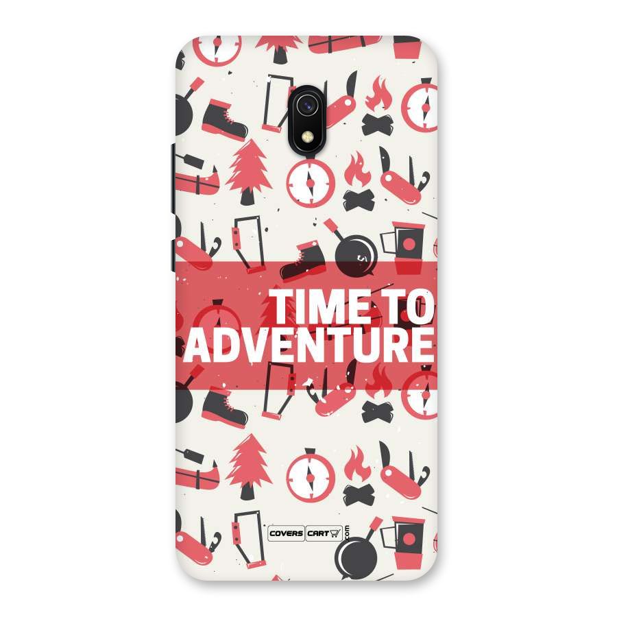 Time To Adventure Radiant Red Back Case for Redmi 8A