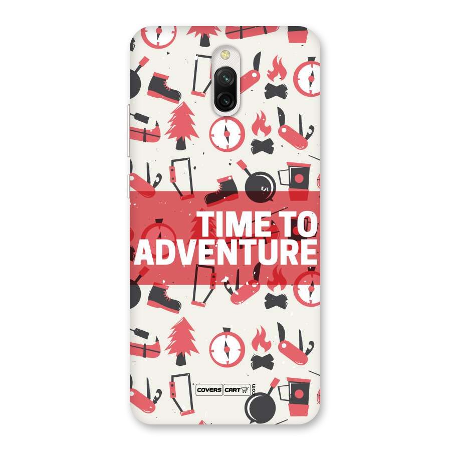 Time To Adventure Radiant Red Back Case for Redmi 8A Dual