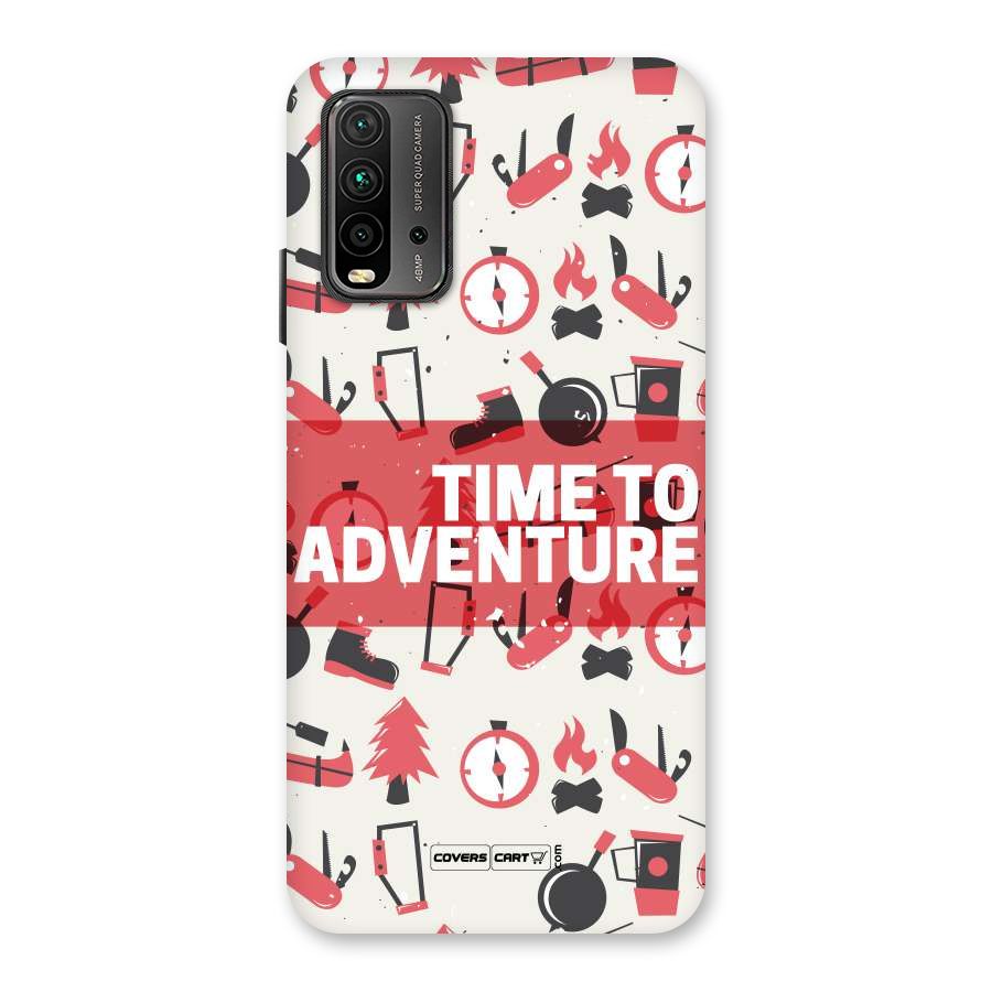 Time To Adventure Radiant Red Back Case for Redmi 9 Power
