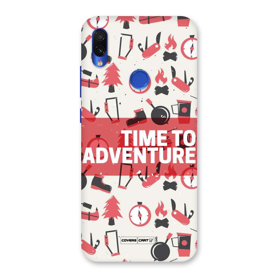 Time To Adventure Radiant Red Back Case for Redmi Note 7S