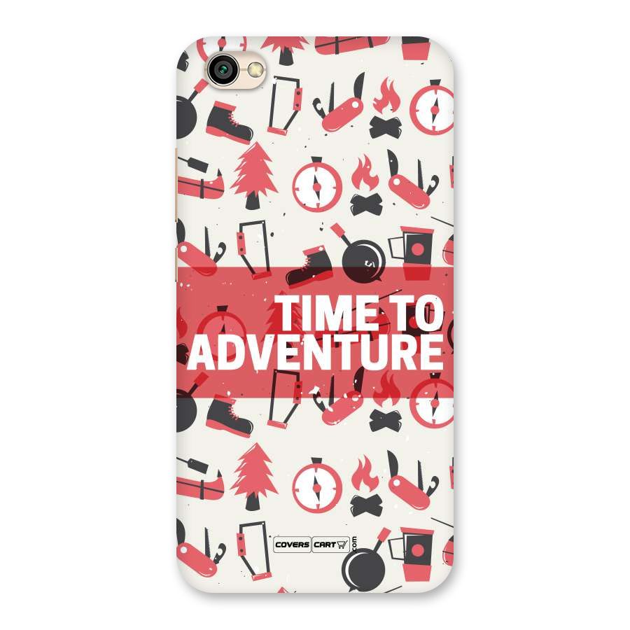 Time To Adventure Radiant Red Back Case for Redmi Y1 Lite