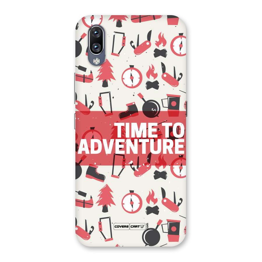 Time To Adventure Radiant Red Back Case for Vivo NEX