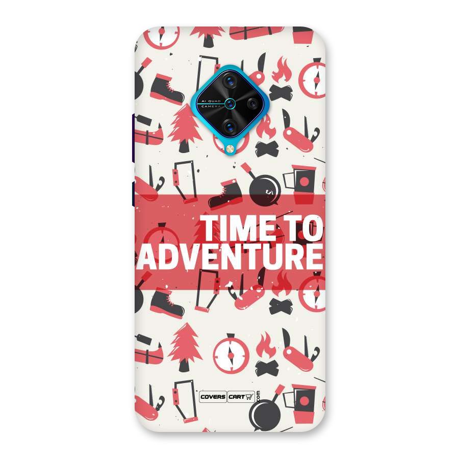 Time To Adventure Radiant Red Back Case for Vivo S1 Pro