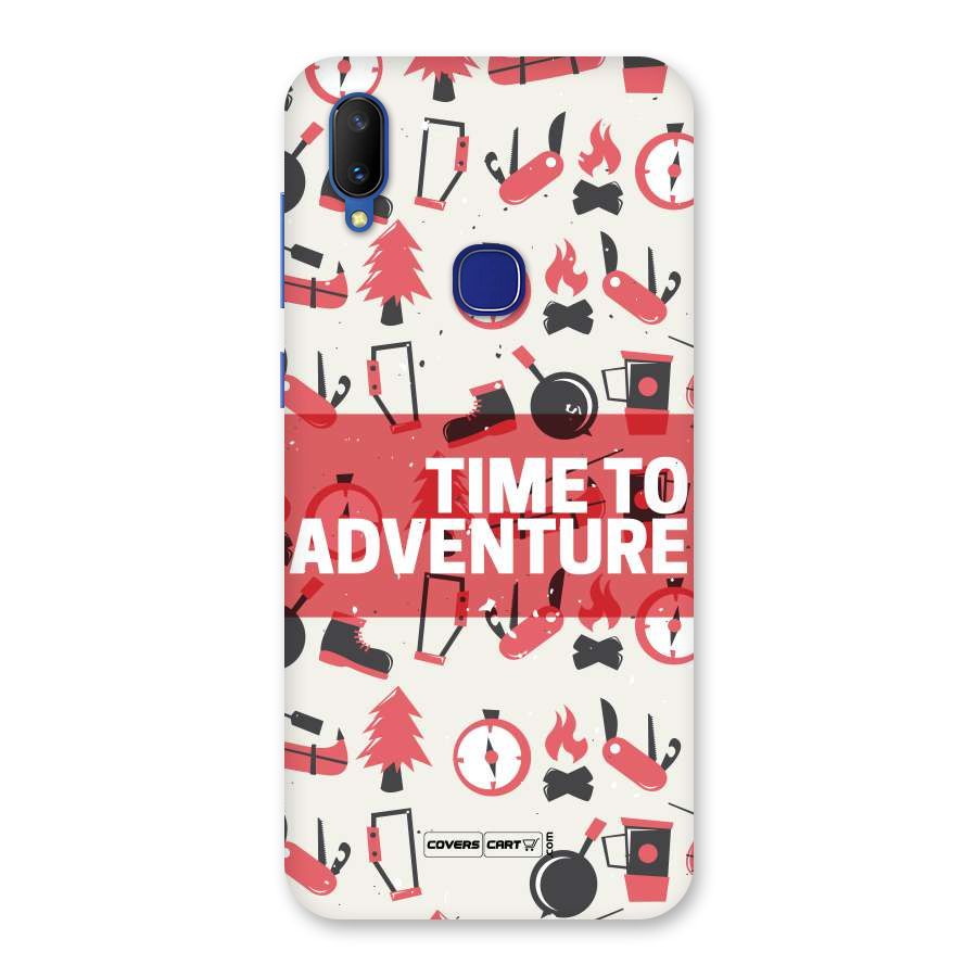 Time To Adventure Radiant Red Back Case for Vivo V11