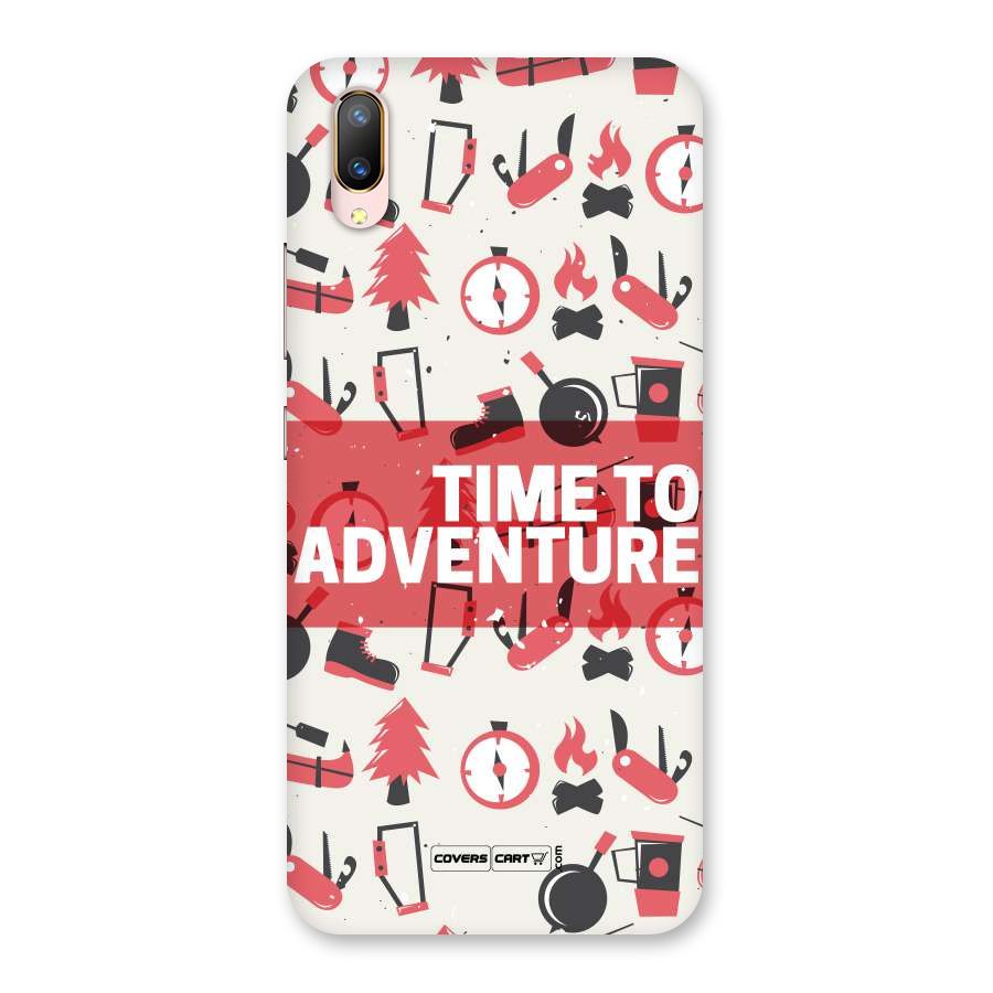 Time To Adventure Radiant Red Back Case for Vivo V11 Pro