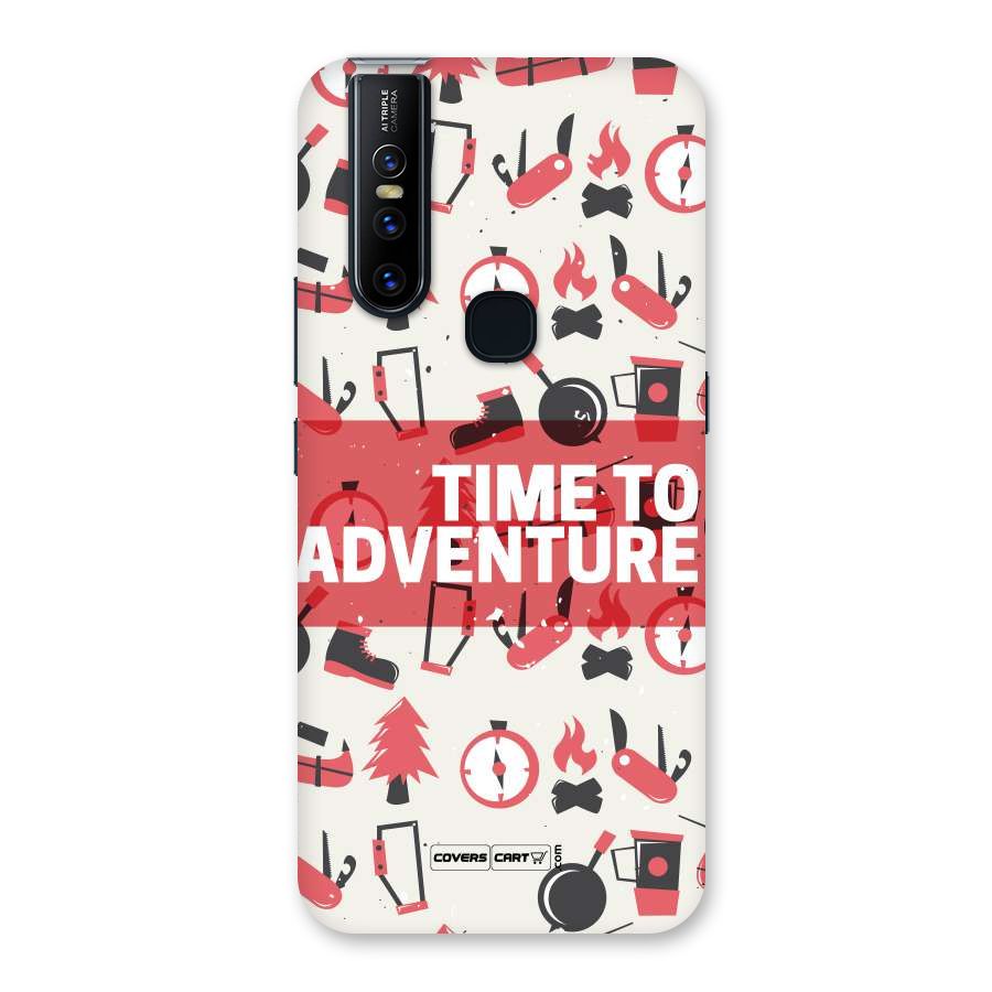 Time To Adventure Radiant Red Back Case for Vivo V15