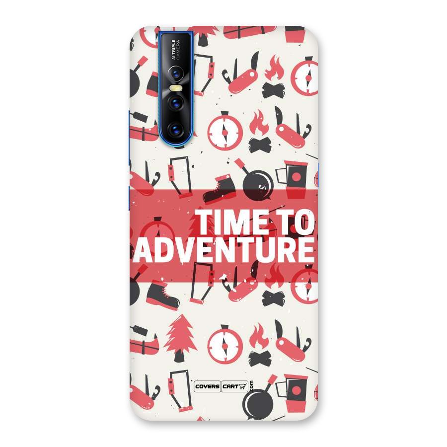 Time To Adventure Radiant Red Back Case for Vivo V15 Pro