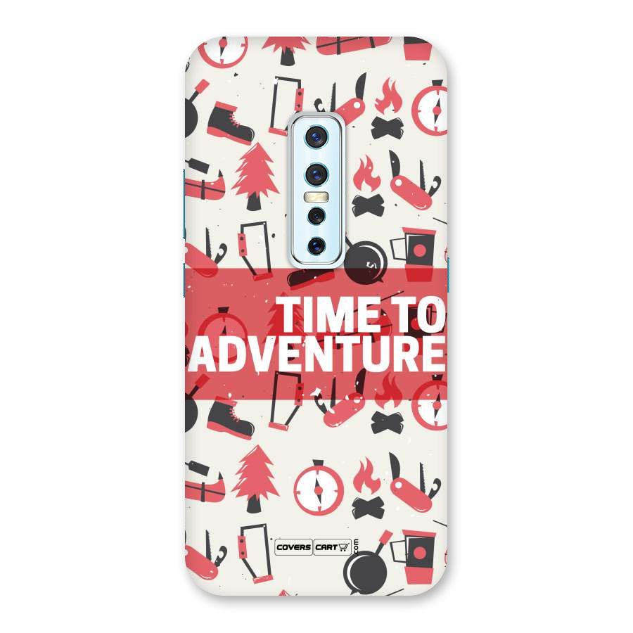 Time To Adventure Radiant Red Back Case for Vivo V17 Pro