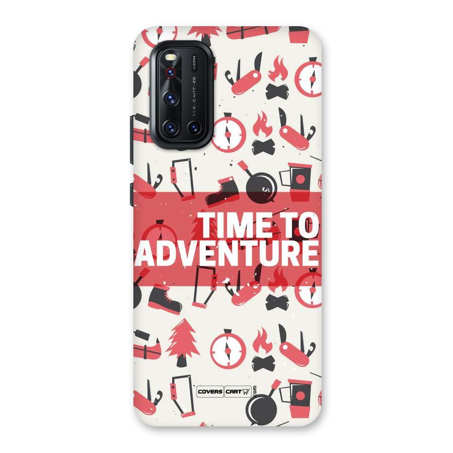 Time To Adventure Radiant Red Back Case for Vivo V19