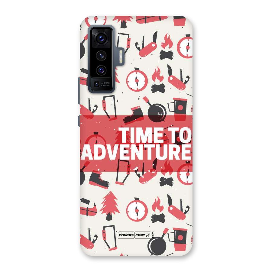 Time To Adventure Radiant Red Back Case for Vivo X50