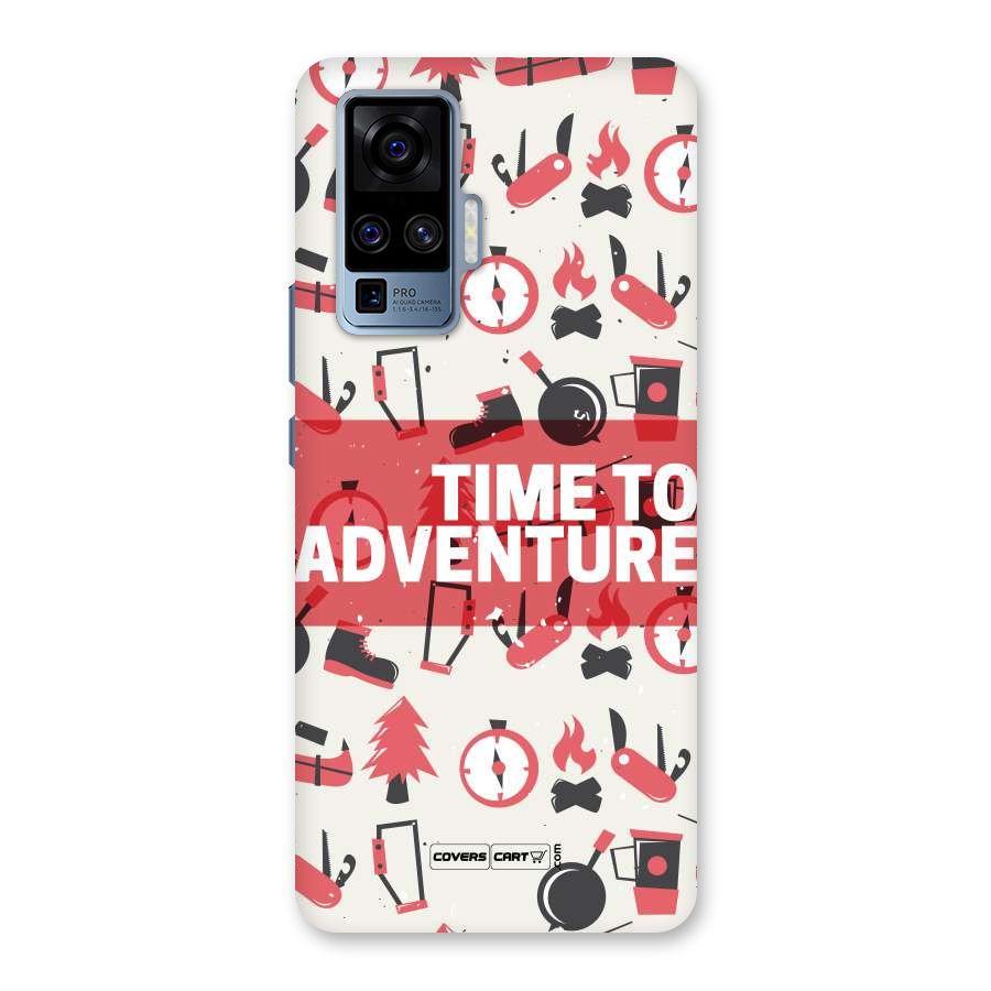 Time To Adventure Radiant Red Back Case for Vivo X50 Pro