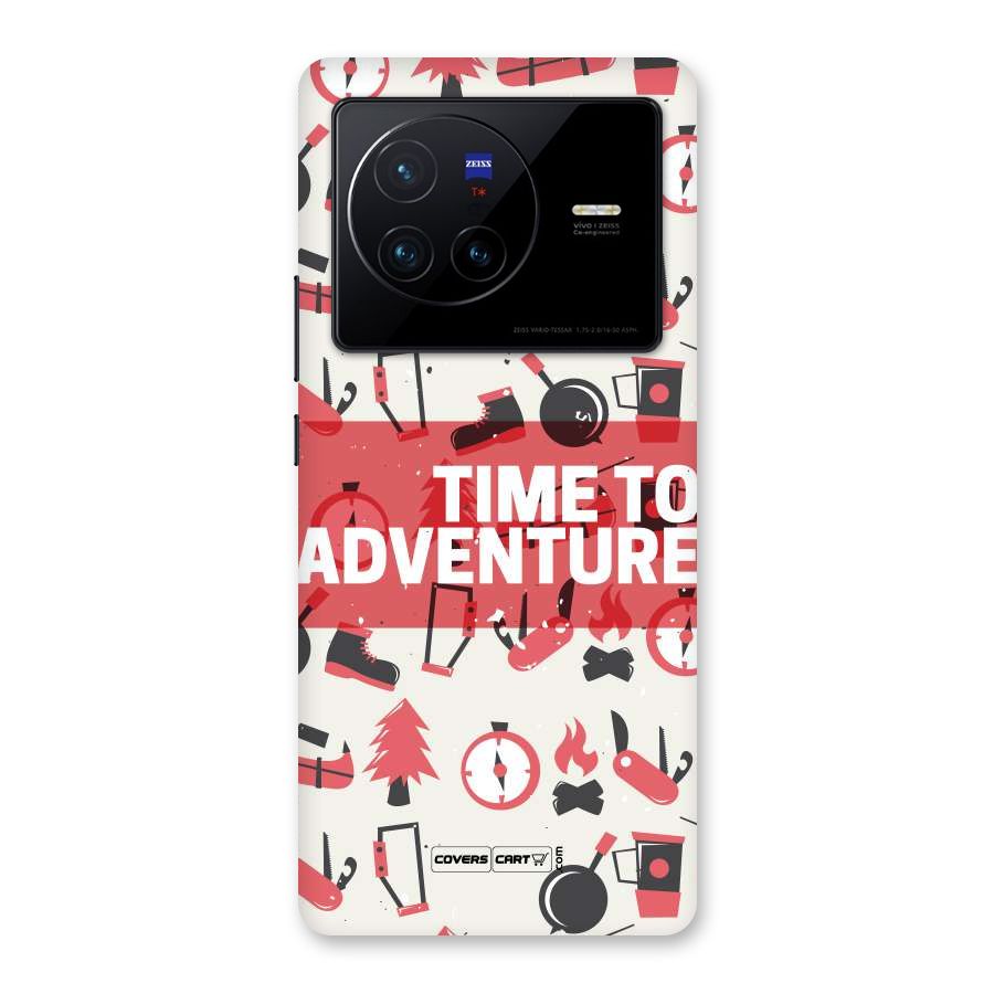 Time To Adventure Radiant Red Back Case for Vivo X80
