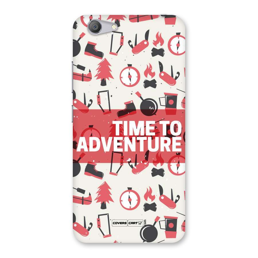 Time To Adventure Radiant Red Back Case for Vivo Y53