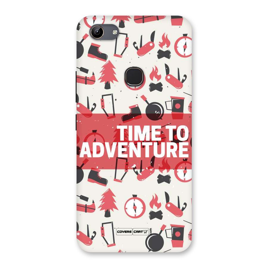 Time To Adventure Radiant Red Back Case for Vivo Y81