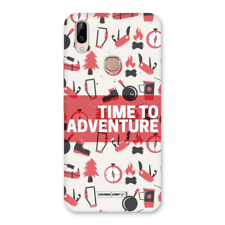 Time To Adventure Radiant Red Back Case for Vivo Y83 Pro