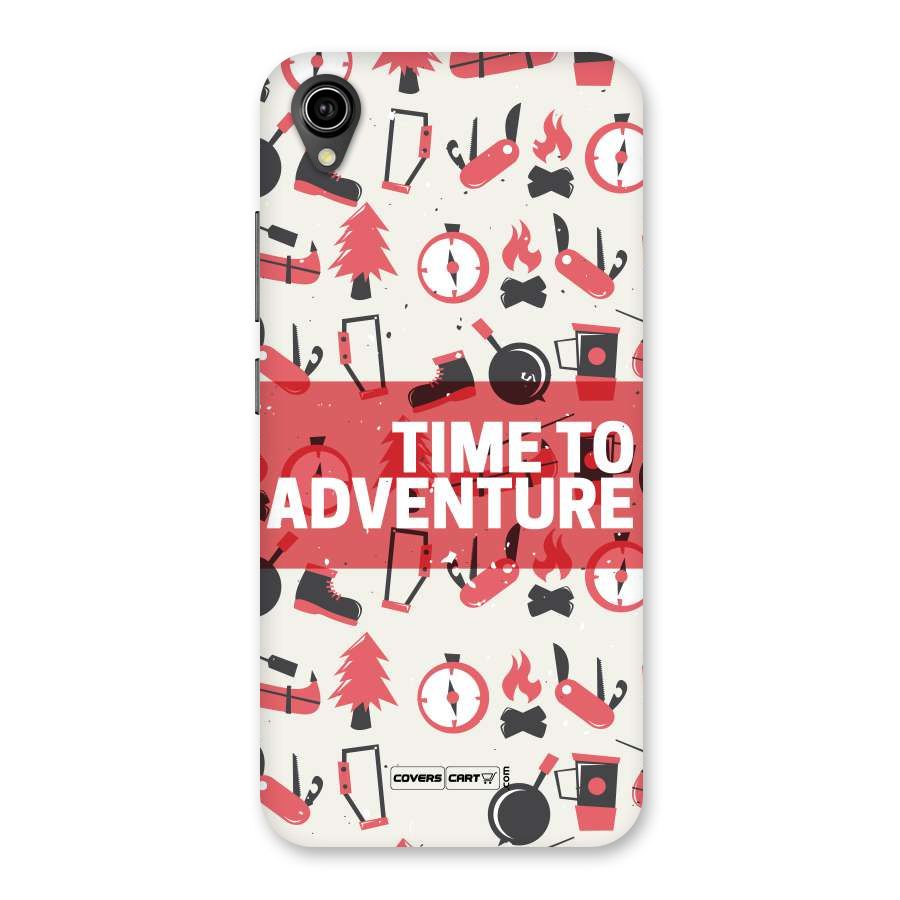Time To Adventure Radiant Red Back Case for Vivo Y90