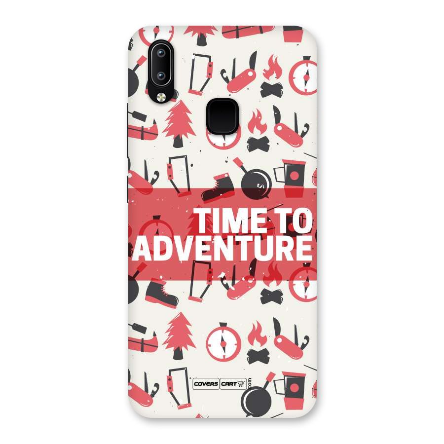 Time To Adventure Radiant Red Back Case for Vivo Y93