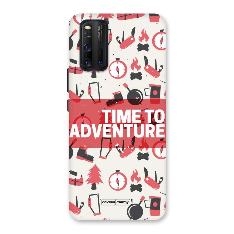 Time To Adventure Radiant Red Back Case for Vivo iQOO 3