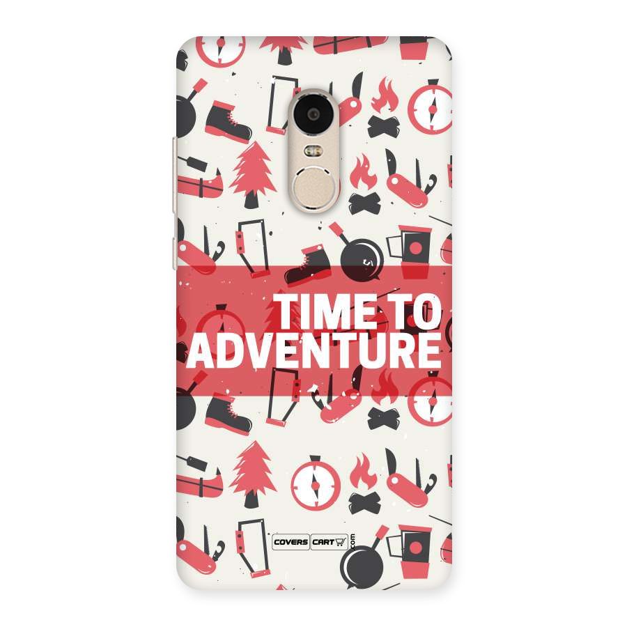 Time To Adventure Radiant Red Back Case for Xiaomi Redmi Note 4