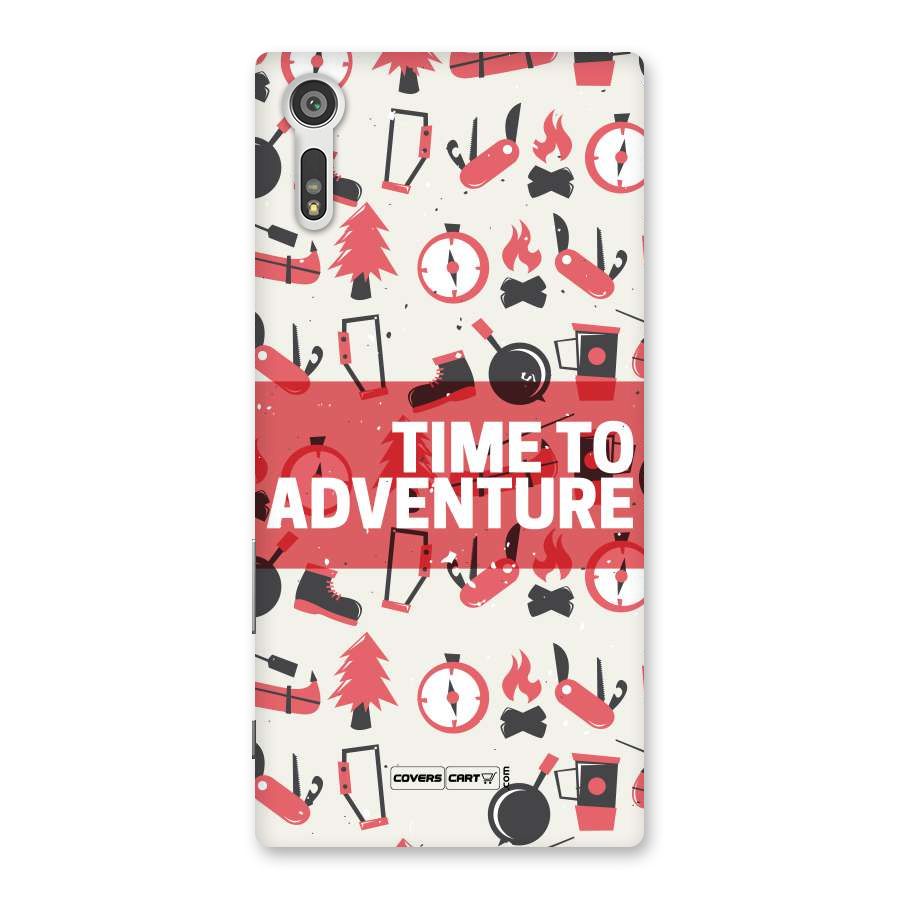 Time To Adventure Radiant Red Back Case for Xperia XZ