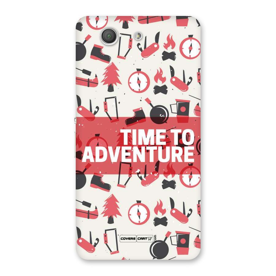 Time To Adventure Radiant Red Back Case for Xperia Z3 Compact