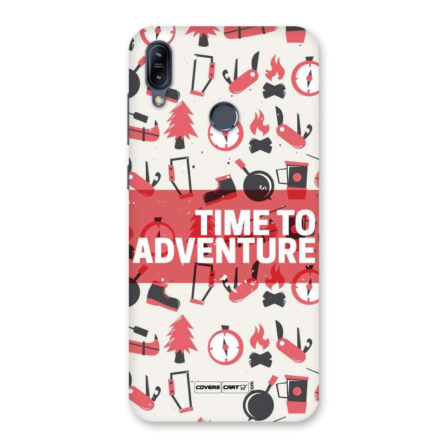 Time To Adventure Radiant Red Back Case for Zenfone Max M2