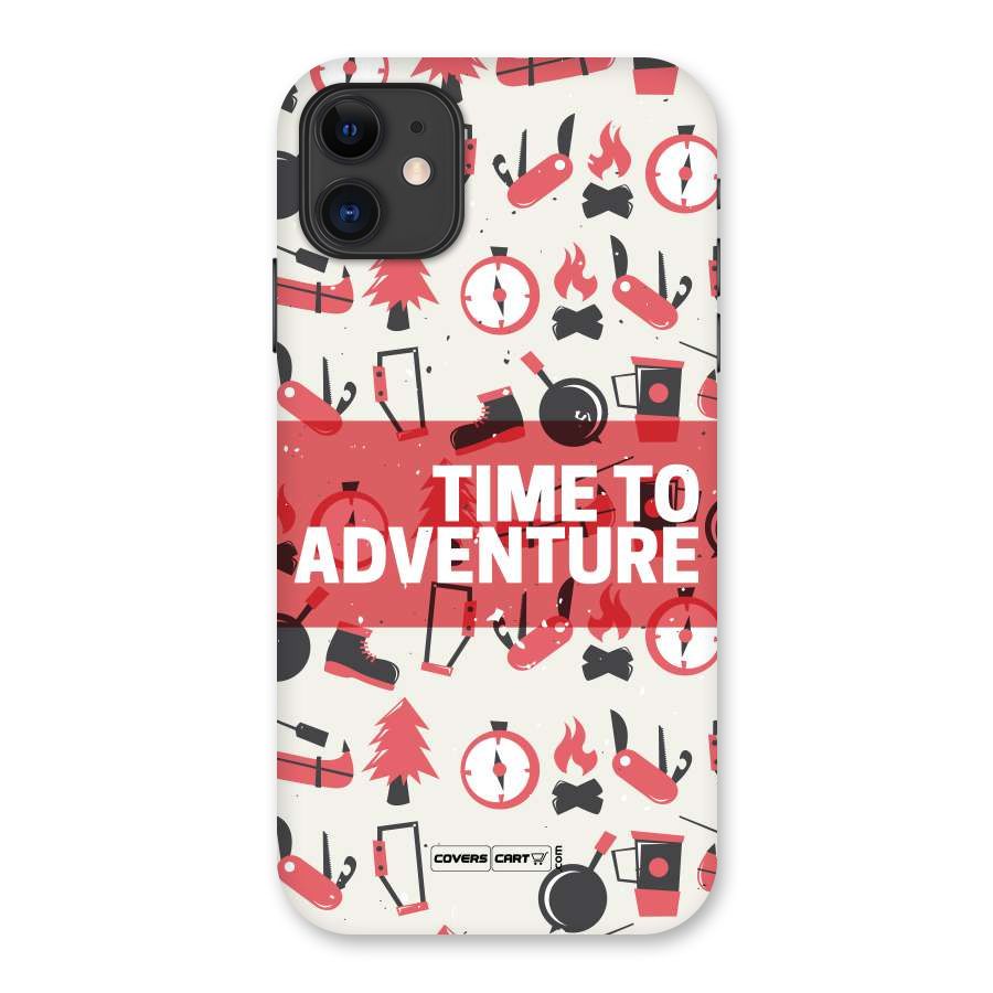 Time To Adventure Radiant Red Back Case for iPhone 11