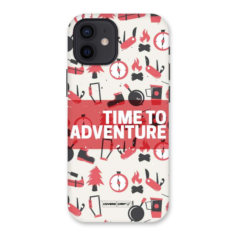 Time To Adventure Radiant Red Back Case for iPhone 12