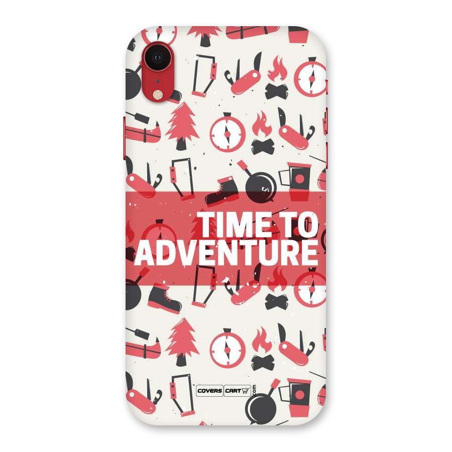 Time To Adventure Radiant Red Back Case for iPhone XR