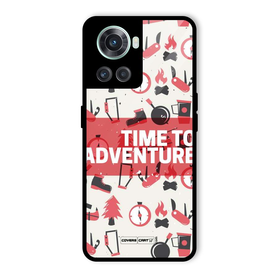 Time To Adventure Radiant Red Glass Back Case for OnePlus 10R