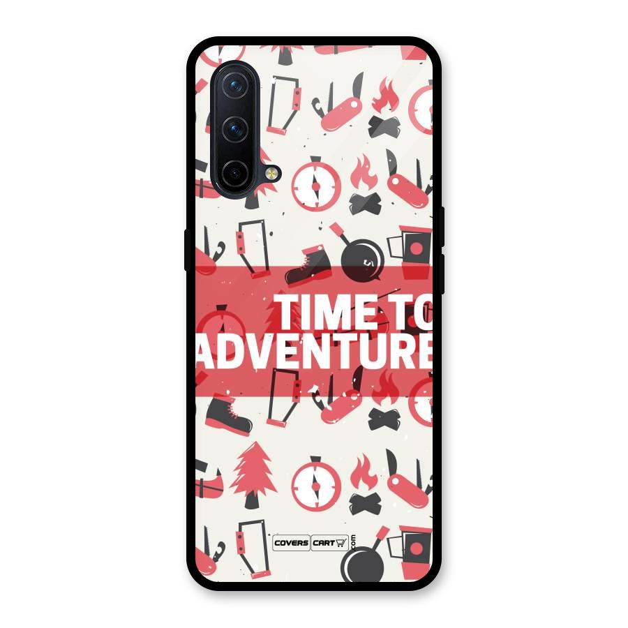Time To Adventure Radiant Red Glass Back Case for OnePlus Nord CE 5G