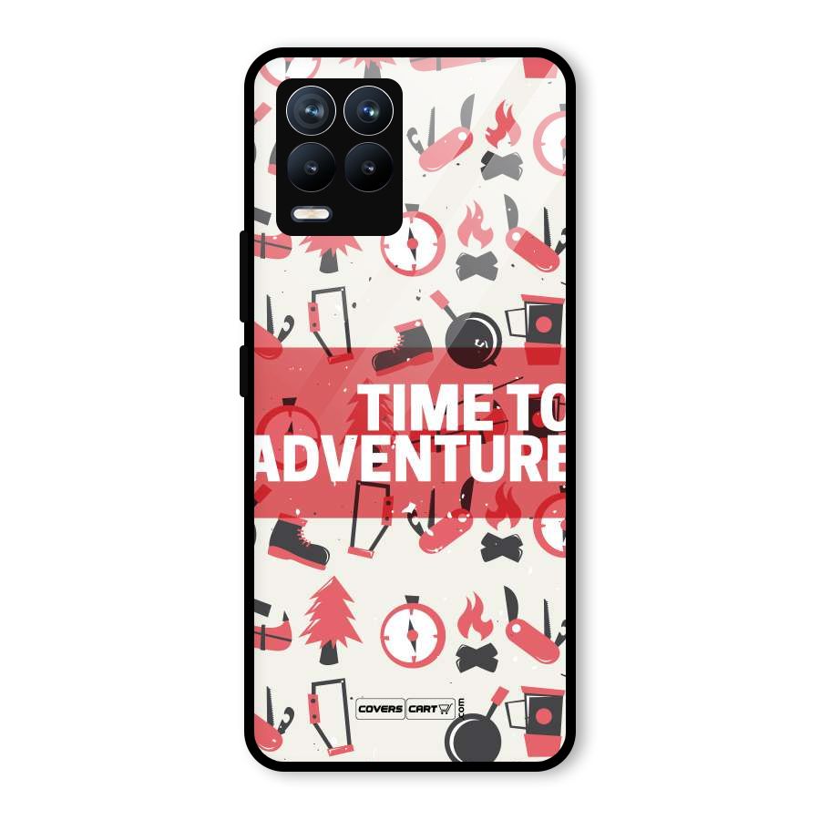 Time To Adventure Radiant Red Glass Back Case for Realme 8 Pro