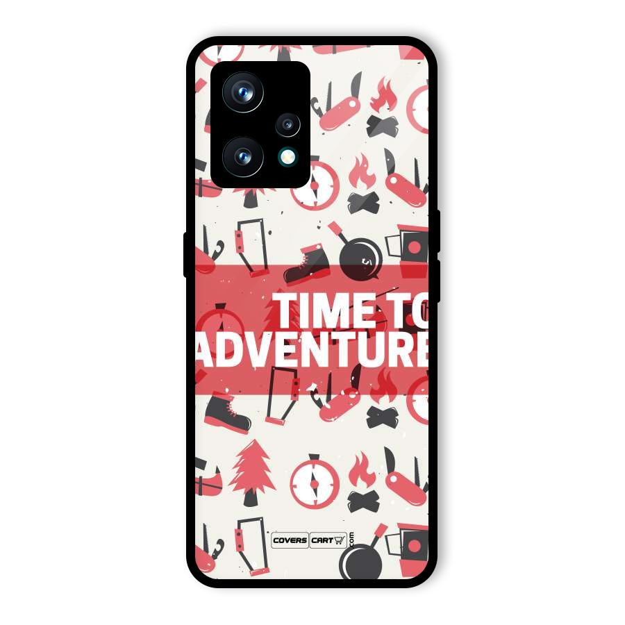 Time To Adventure Radiant Red Glass Back Case for Realme 9 Pro Plus 5G