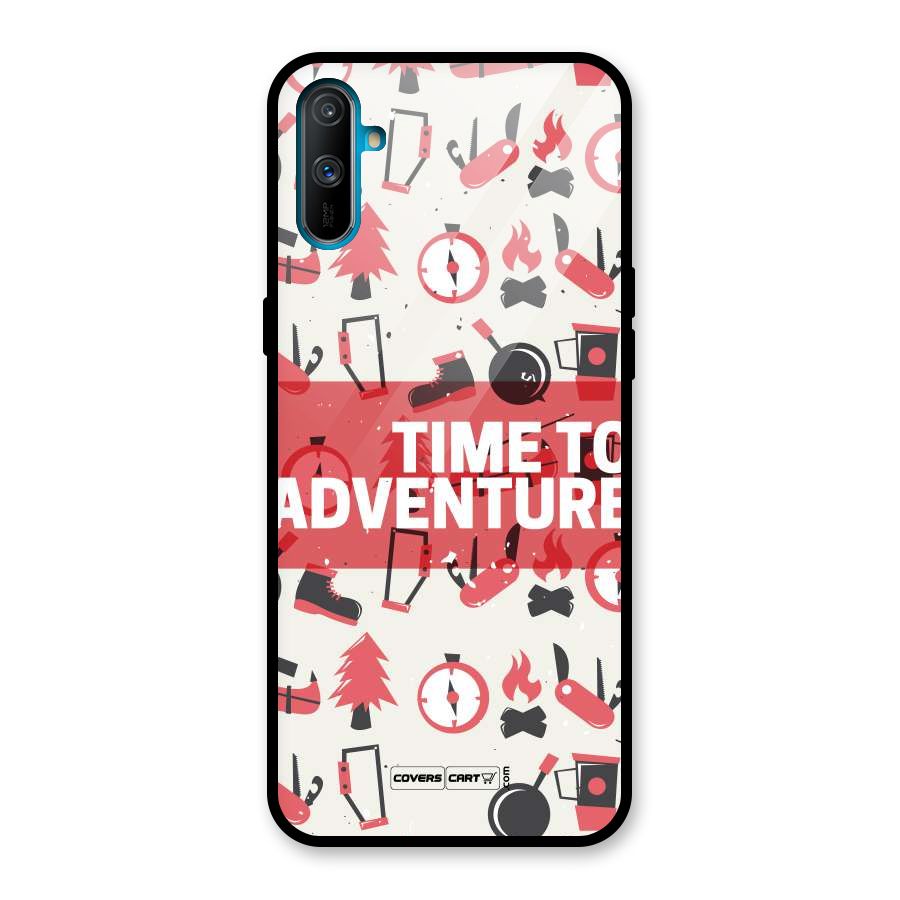 Time To Adventure Radiant Red Glass Back Case for Realme C3
