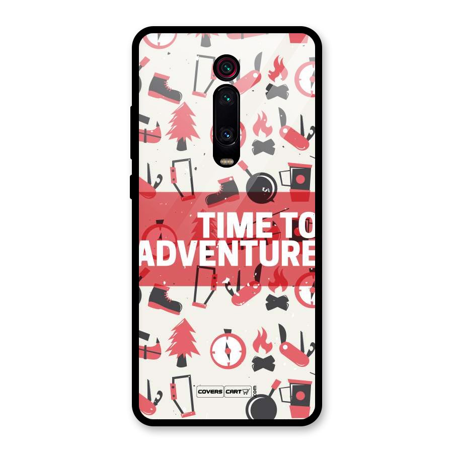 Time To Adventure Radiant Red Glass Back Case for Redmi K20