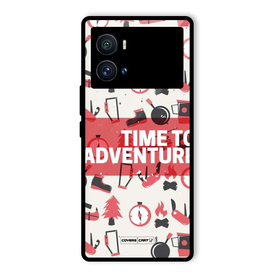 Time To Adventure Radiant Red Glass Back Case for Vivo iQOO 9 Pro